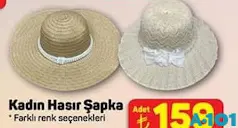 KADIN HASIR ŞAPKA fiyat ve kampanya bilgisi